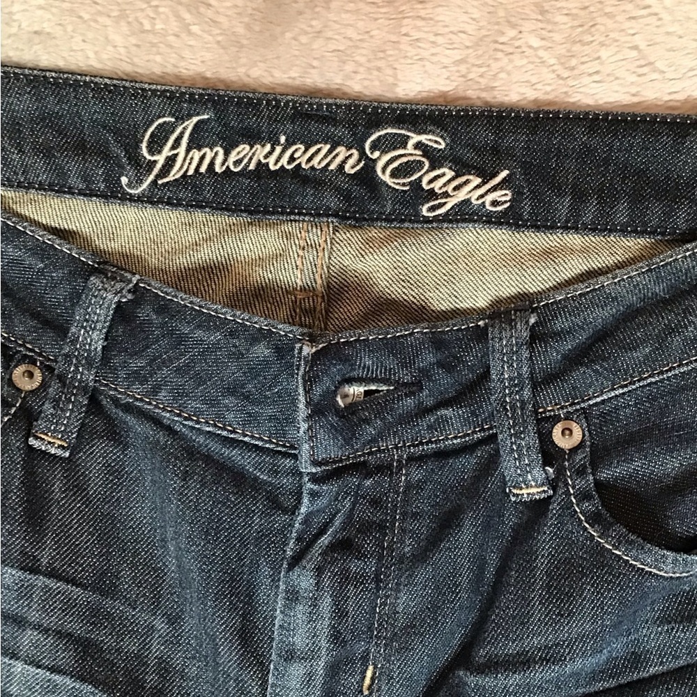 American Eagle True Boot Women's Blue Jeans - Size 10 Standard - Picture 2 of 14